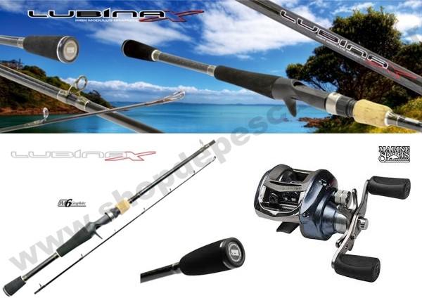 Combo De Bait Cast Ventura VT5 - Lubina X Marine Sports